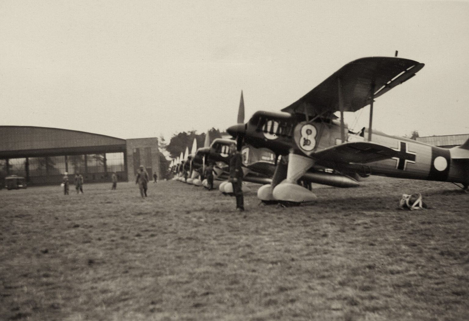 Heinkel He 51 in Jagdgeschwader Richthofen markings, museum reproduction. Photo: Blende22 / Wikimedia Commons (CC BY-SA 4.0).