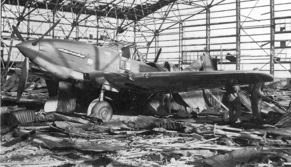 Captured North Korean Ilyushin Il-10 at Kimpo airfield in 1950