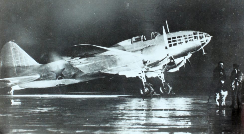 An Ilyushin Il-4 photographed during the Second World War.