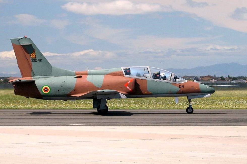 An Air Force of Zimbabwe K-8 Karakorum  one of many African operators.