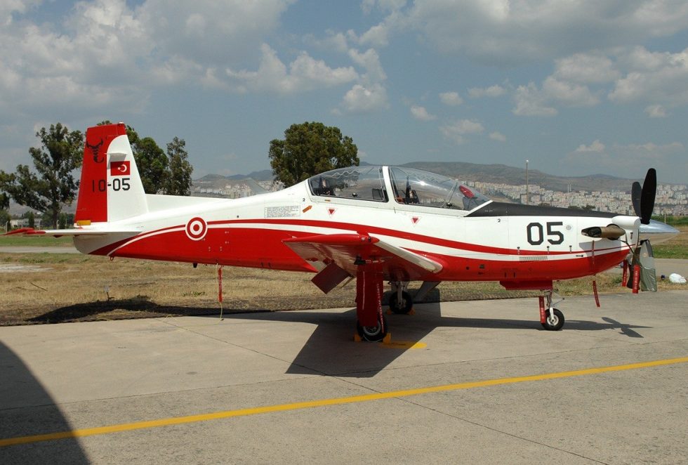 A Turkish Air Force KT-1T Turkey ordered 55 of the type from 2007.