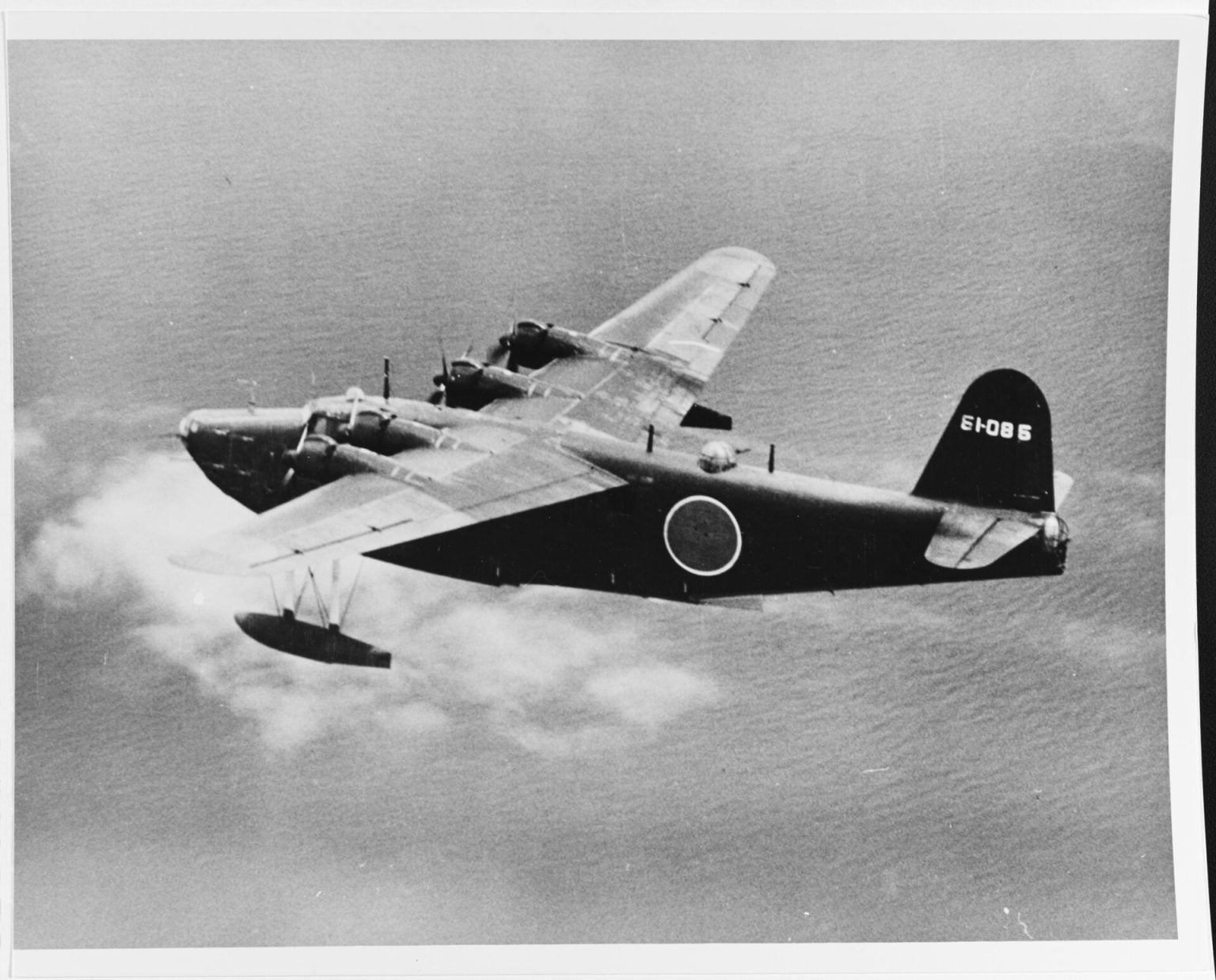 Kawanishi H8K Emily flying boat in flight