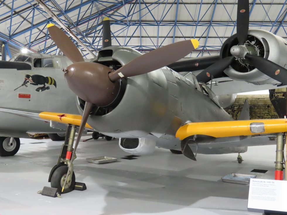 The RAF Museums Ki-100  the stubby radial cowling that saved the Hien airframe.