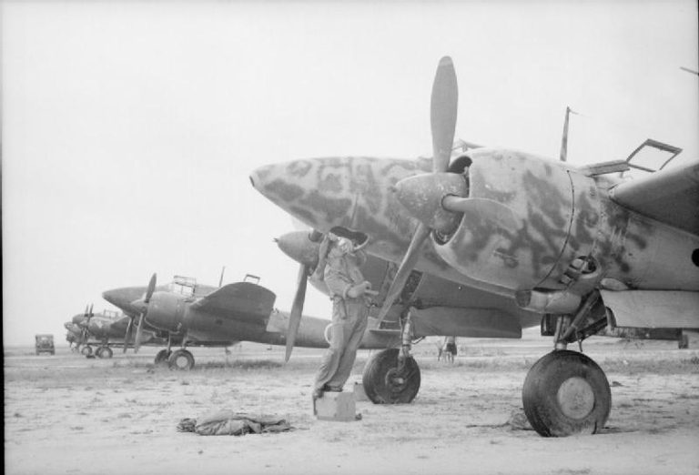 A surrendered Ki-45 Toryu photographed at Kallang Airport, Singapore, September 1945.