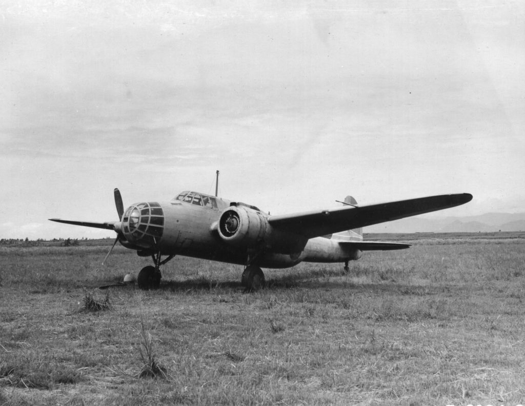 A Ki-48 in wartime service; its clean twin-engine lines were shaped for speed above all.