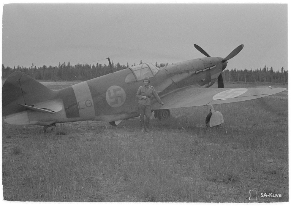 A captured LaGG-3 in Finnish service  flown against the air force that built it.