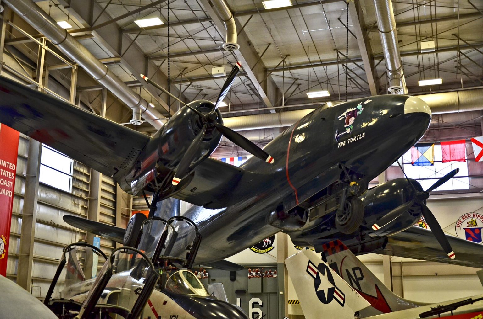Preserved P2V-1 Truculent Turtle at the National Naval Aviation Museum. Photo: Tomas Del Coro / Wikimedia Commons (CC BY-SA 2.0).