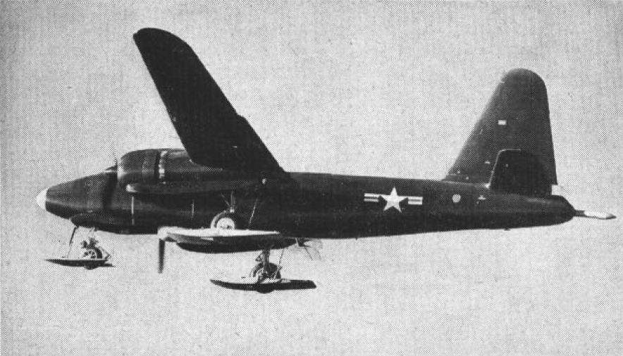 Ski-equipped Lockheed P2V-2 Neptune, 1949. Photo: US Navy, public domain.