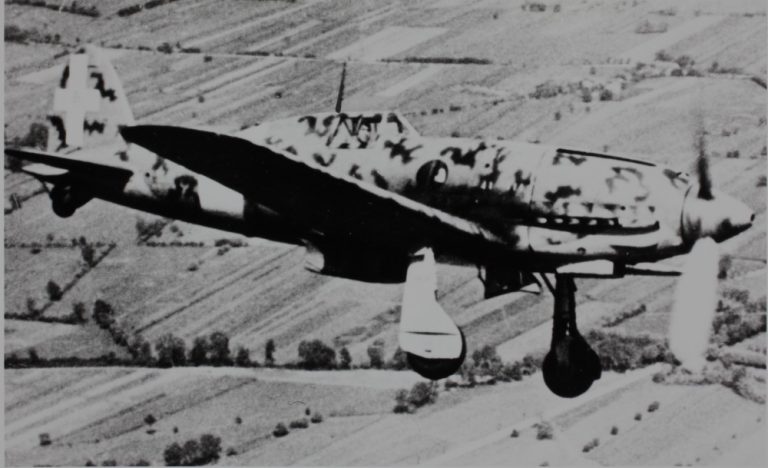 A Macchi C.202 Folgore in flight