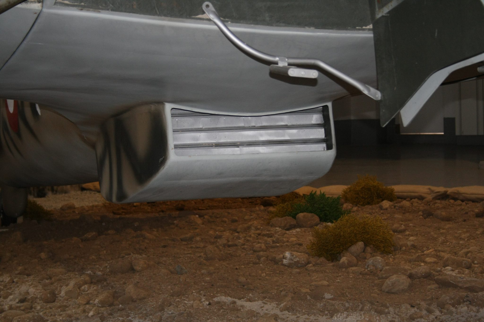 Ventral radiator of a Macchi C.205 Veltro