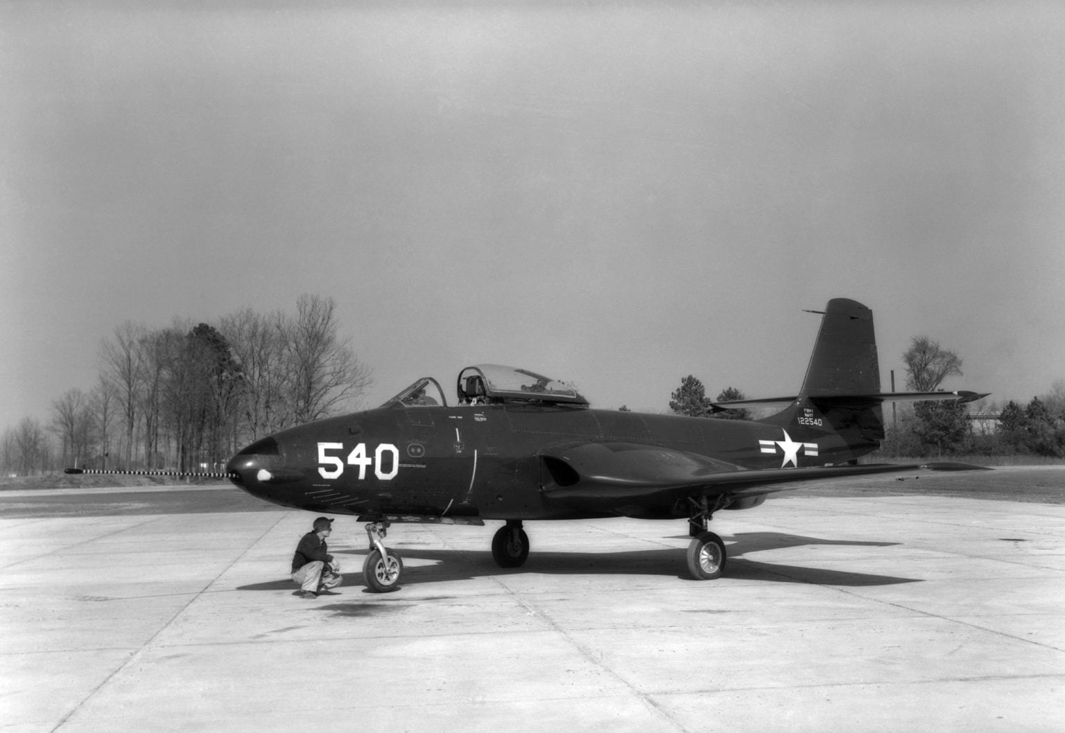 McDonnell F2H-1 Banshee photographed by NACA in 1951