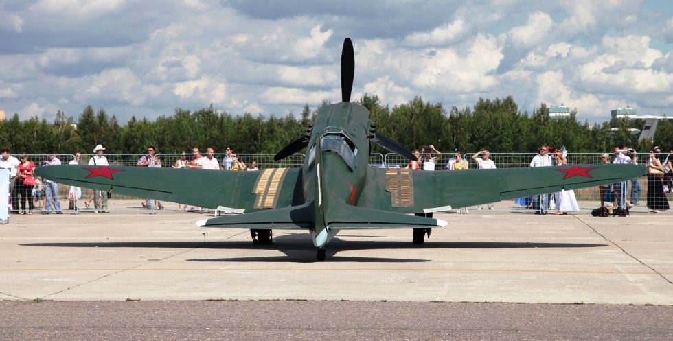 A restored MiG-3 in Soviet Air Force markings the fastest Soviet fighter of 1941.