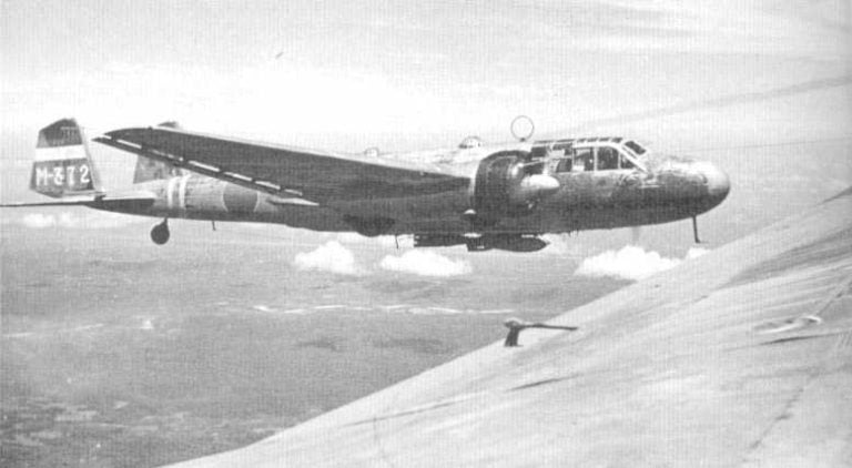 A G3M of the Mihoro Kokutai in flight  one of the units that sank Force Z.