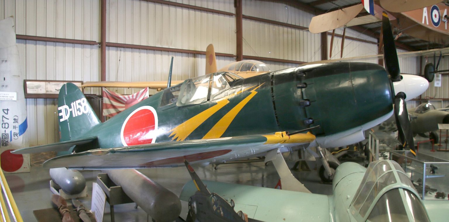 Mitsubishi J2M Raiden Japanese WWII interceptor, surviving airframe