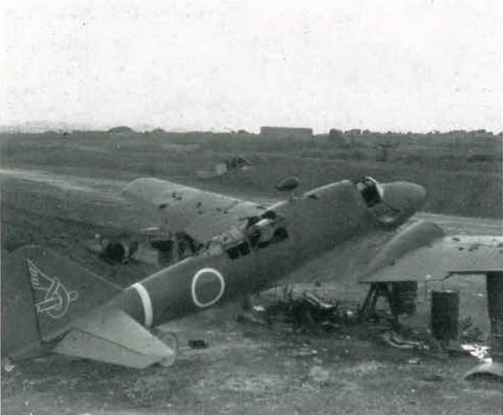 An abandoned Ki-46-II photographed on Okinawa in June 1945, near the wars end.