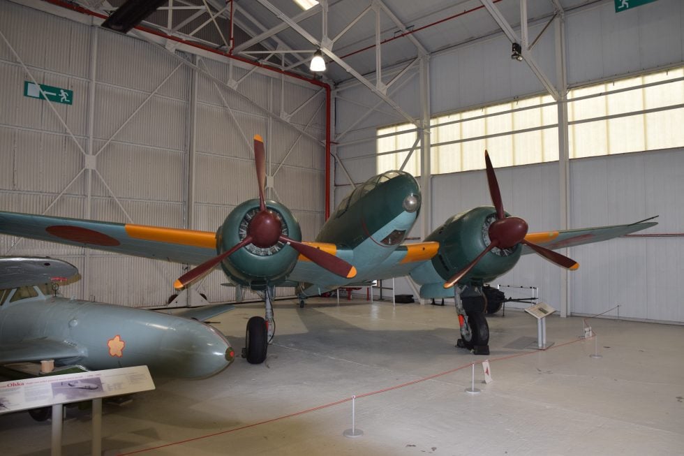 The worlds only surviving Ki-46, a Ki-46-III, preserved at the RAF Museum in Japanese Army markings.