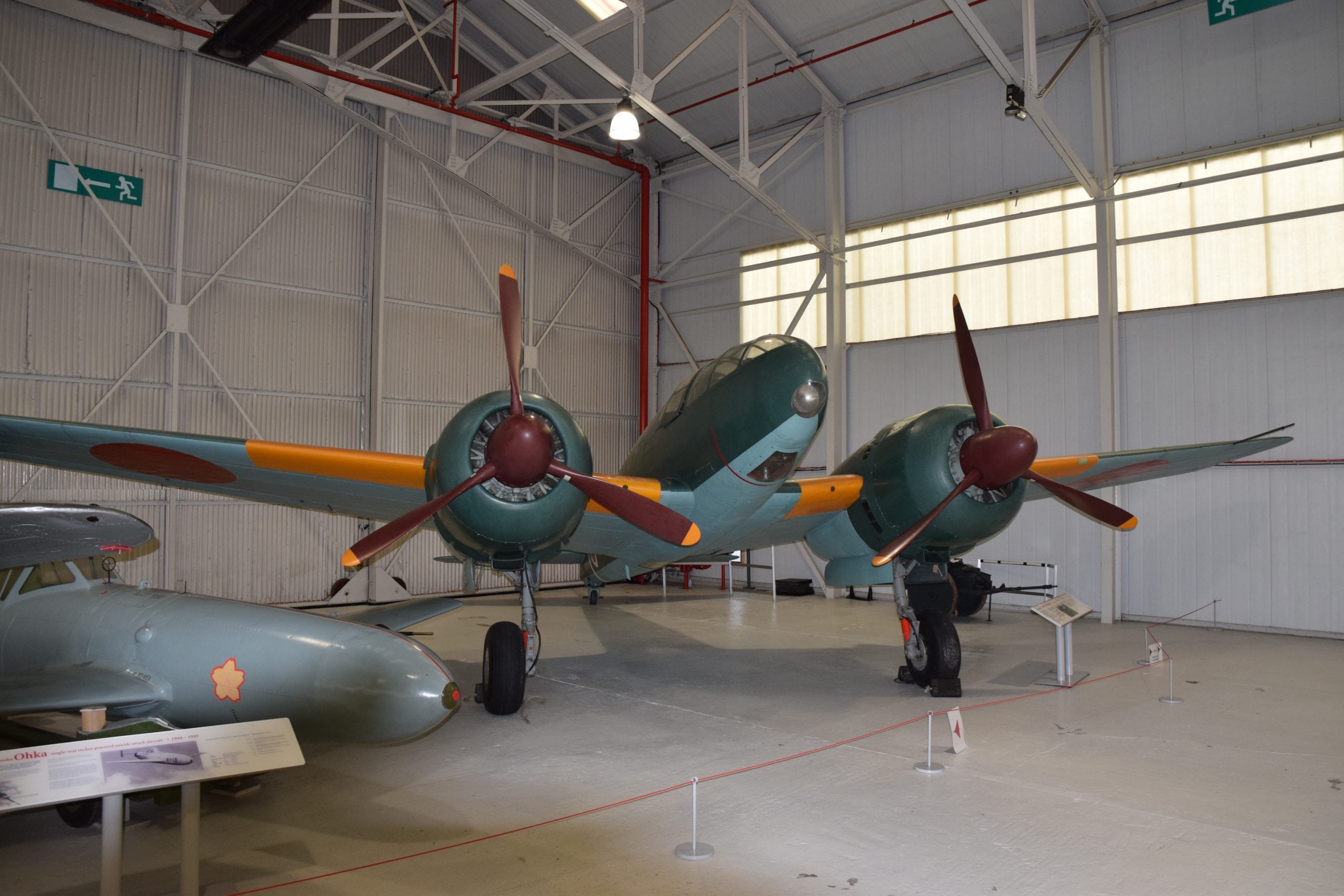 Mitsubishi Ki-46-III Dinah reconnaissance aircraft preserved at the RAF Museum