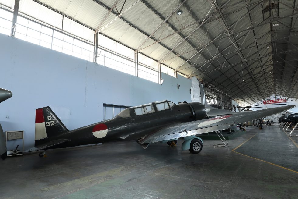 The preserved Ki-51 at the Indonesian Air Force Museum in Yogyakarta  one of the few survivors.