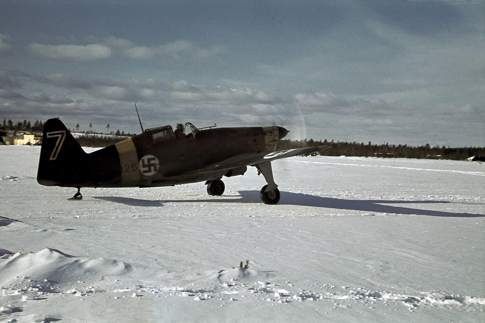 Morane-Saulnier MS.406 fighter in French Armée de l'Air markings