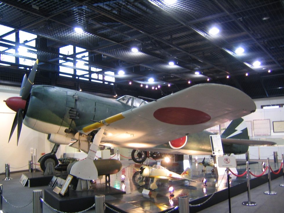 The surviving Ki-84-I preserved at the Chiran Peace Museum, Kagoshima  the last Hayate in the world.