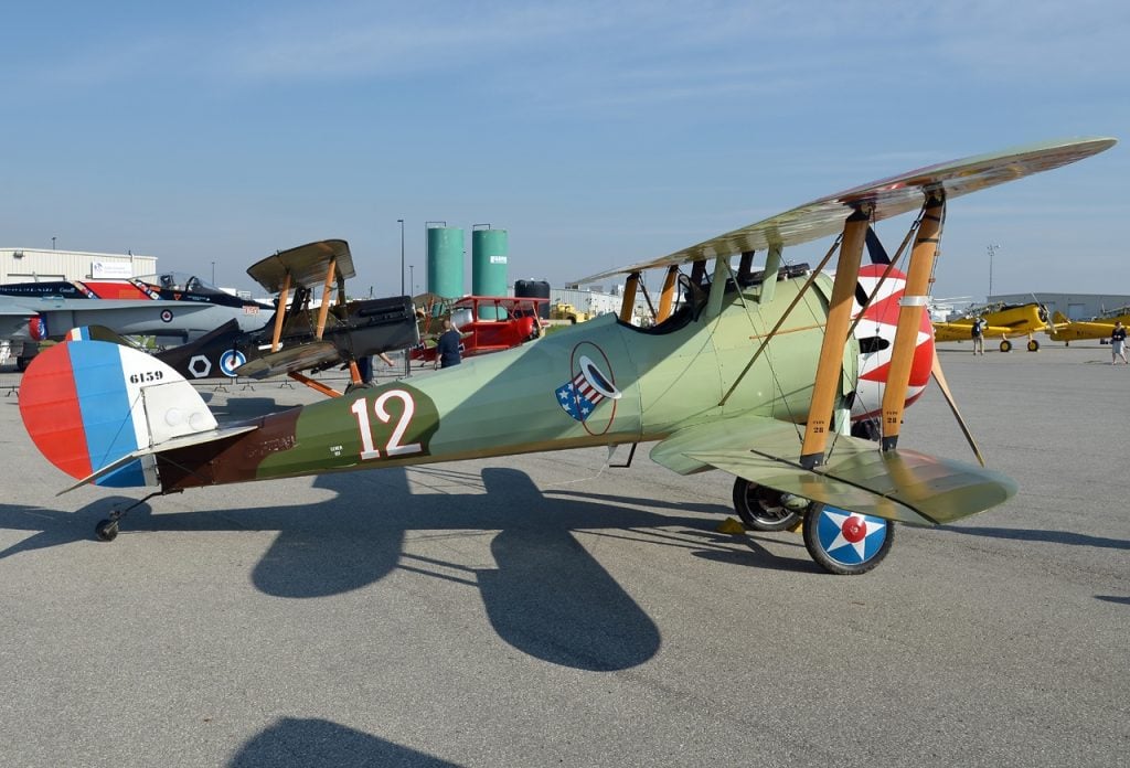 Airworthy Nieuport 28 replica in 94th Aero Squadron colours