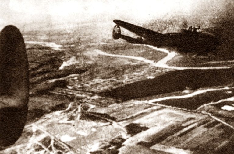 A Pe-2 at Pozna, Poland, in 1945  the type served with several air forces after the war.