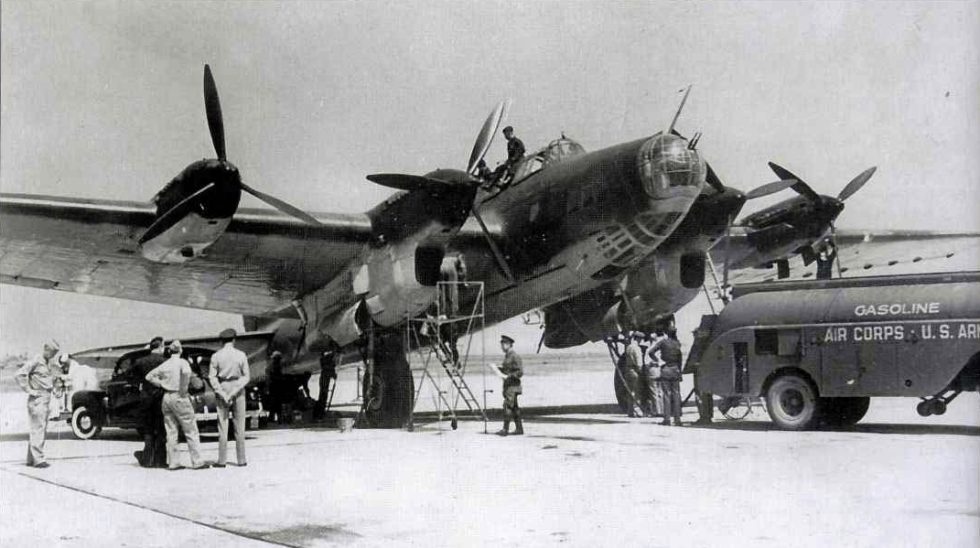 The Pe-8 that carried the Soviet delegation to Washington in 1942, during Molotovs secret transatlantic mission.
