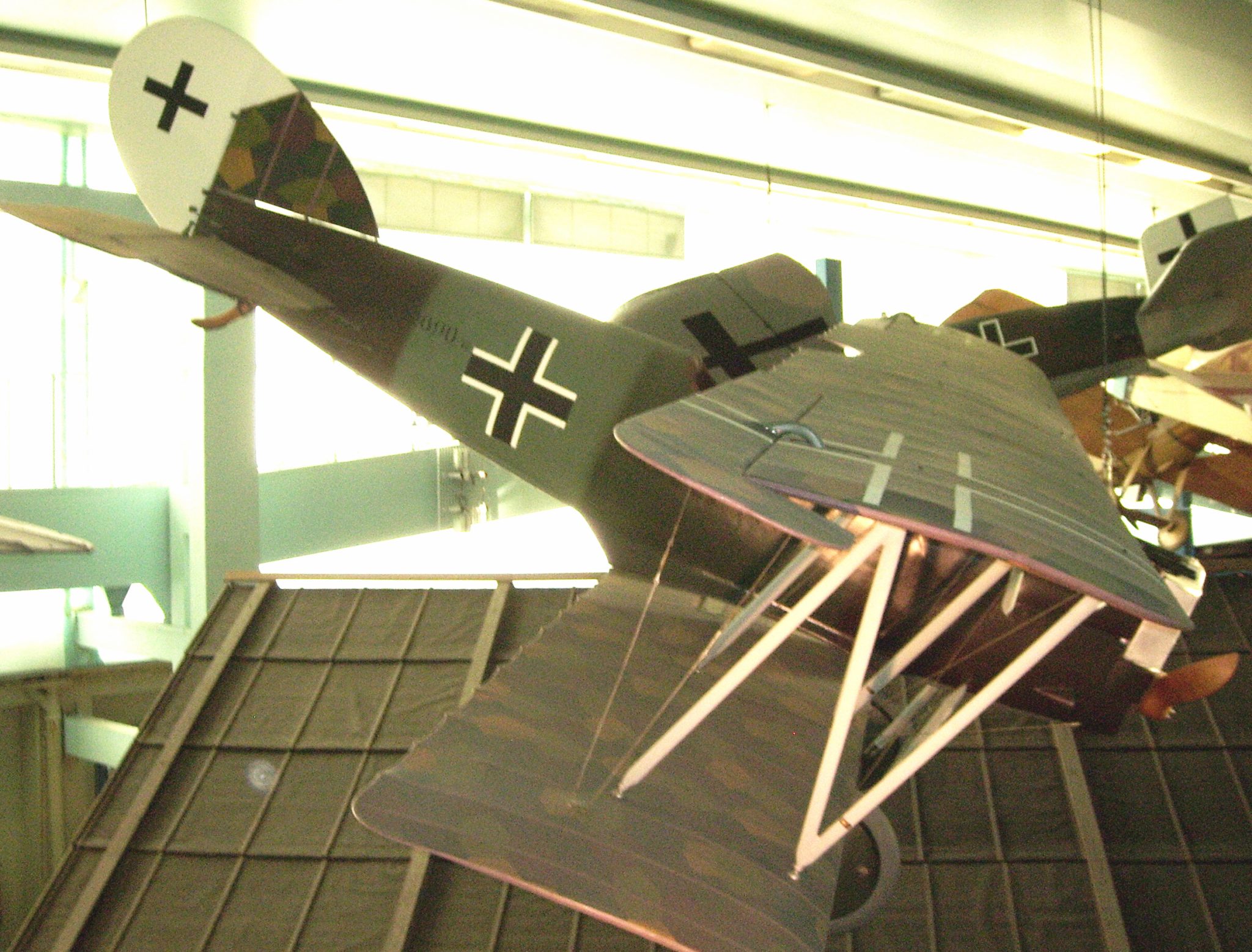 Pfalz D.XII biplane fighter preserved at the Musee de l'Air, Paris-Le Bourget