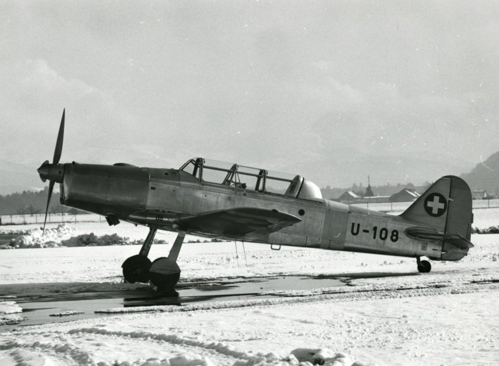 A Pilatus P-2 in Swiss Air Force service, photographed in 1970.