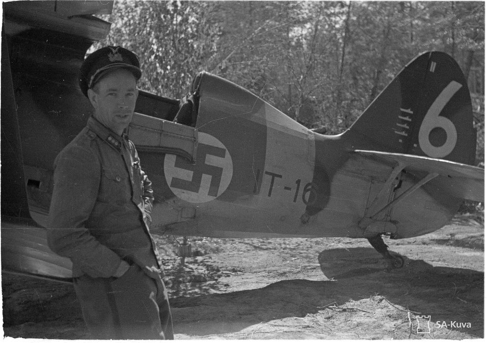 An I-153 documented in the Finnish wartime archive  Finland captured and flew the type.