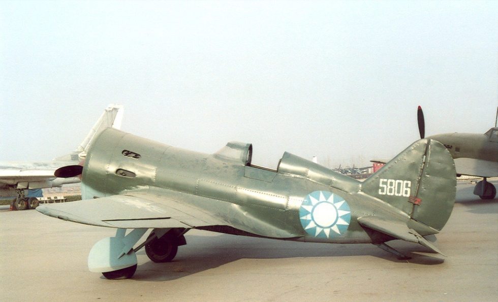 An I-16 in Chinese markings  the type fought the Japanese over China from 1937.