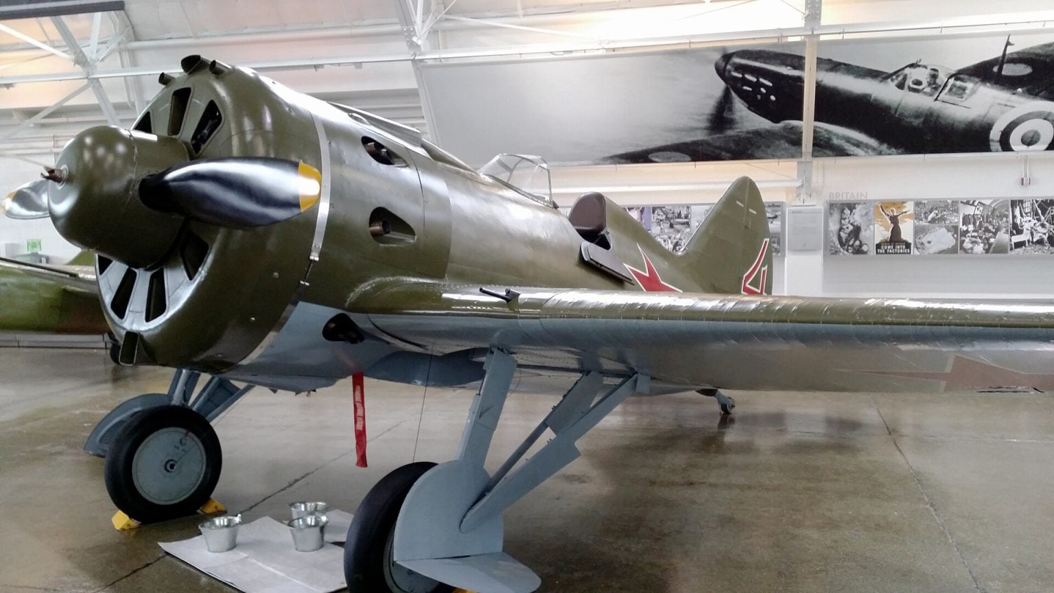 Polikarpov I-16 Soviet monoplane fighter of the 1930s