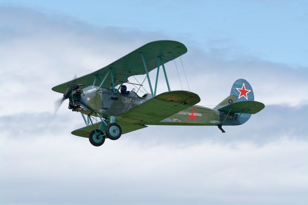 A restored Po-2 at the La Fert-Alais airshow in France.