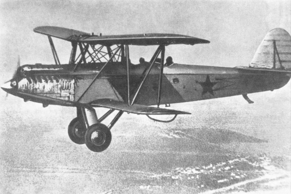 Polikarpov R-5 on display