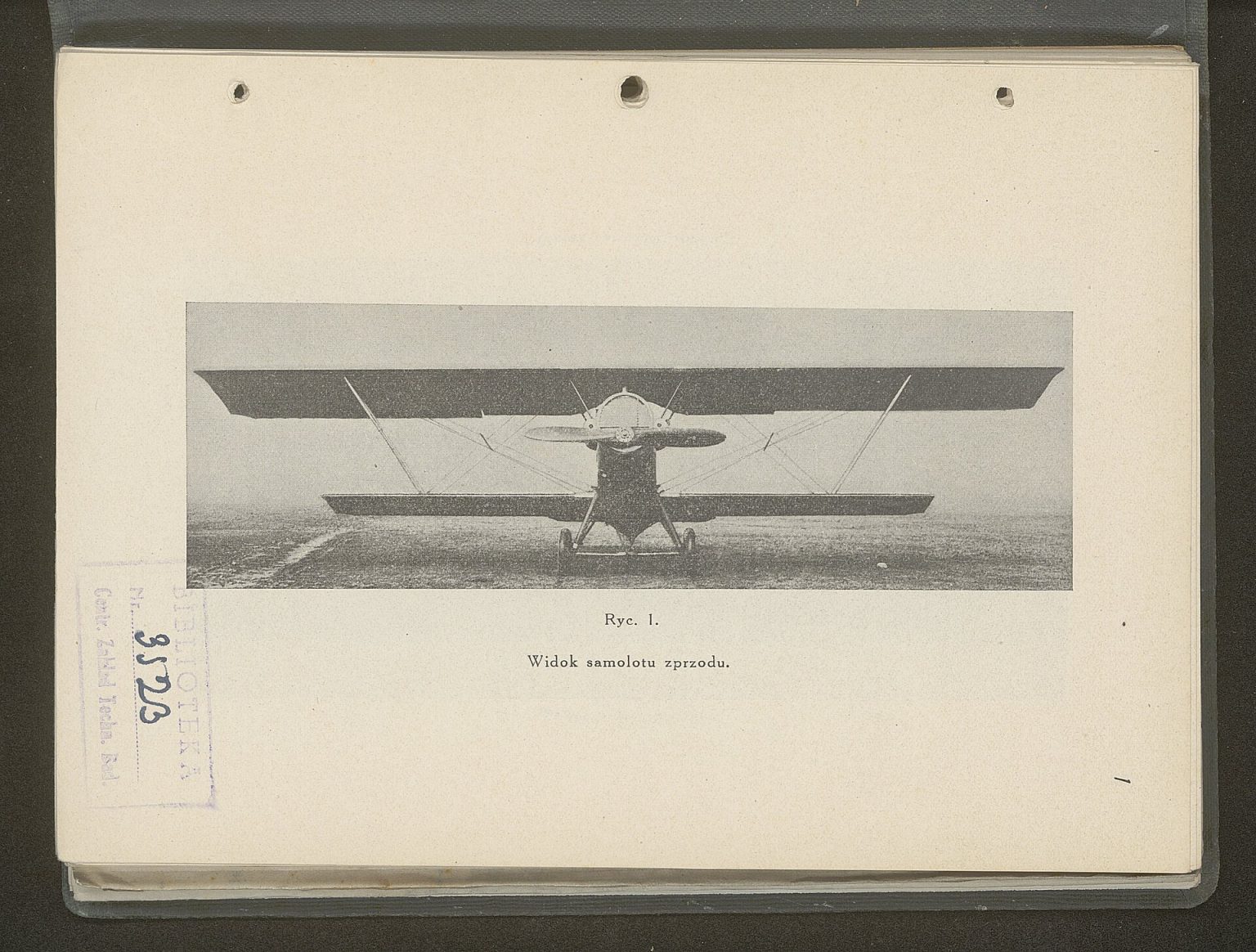 Potez 25 sesquiplane wing structure