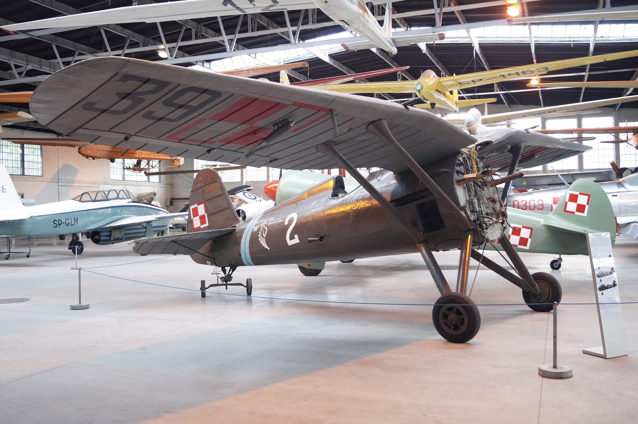 The sole surviving original P.11c, Polish Aviation Museum, Krak&oacute;w. Jakub &lsquo;flyz1&rsquo; Maciejewski, CC BY-SA 3.0 via Wikimedia Commons.