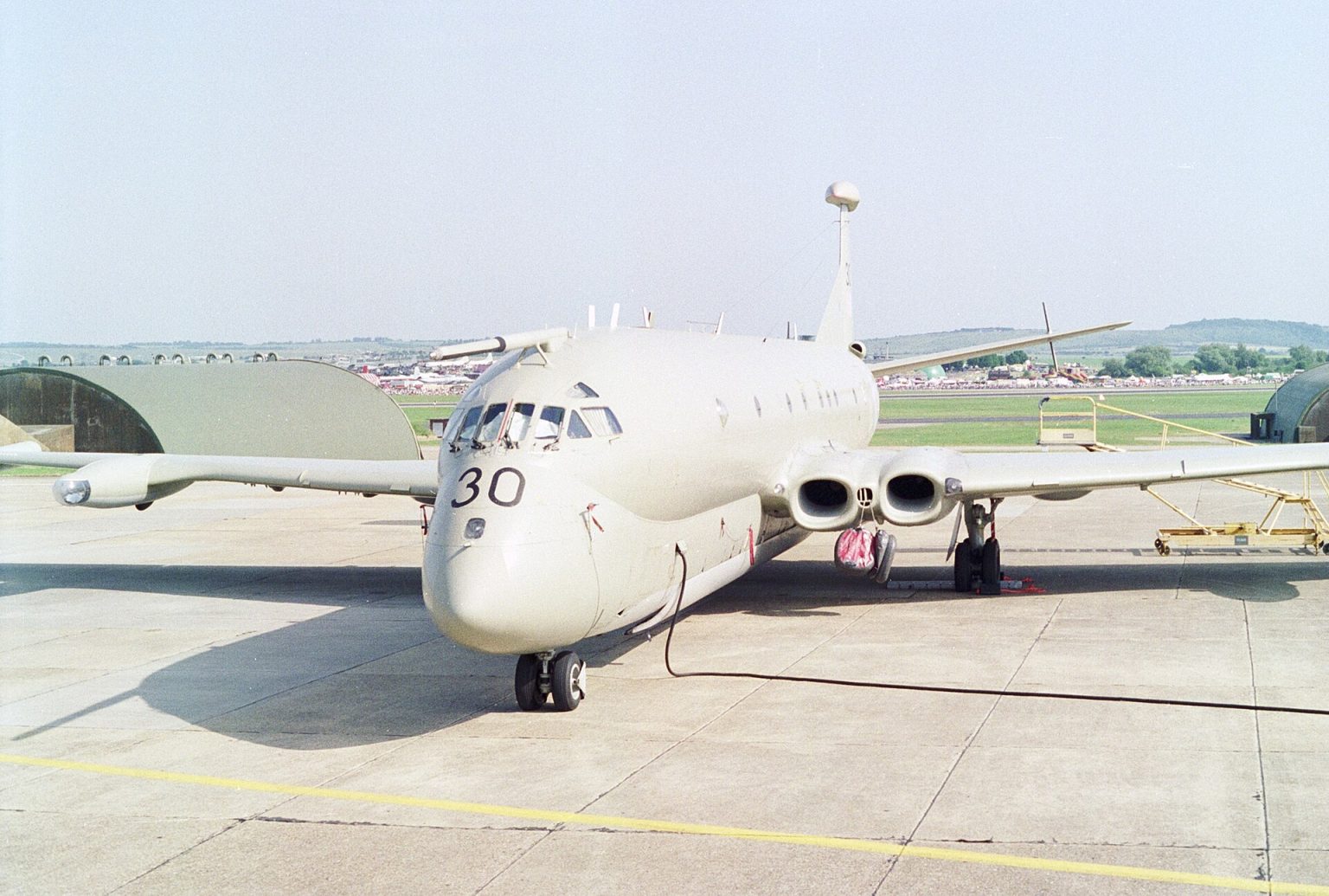 Royal Air Force Nimrod at the International Air Tattoo, RAF Boscombe Down. Photo: Andrew Thomas / Wikimedia Commons (CC BY-SA 2.0).