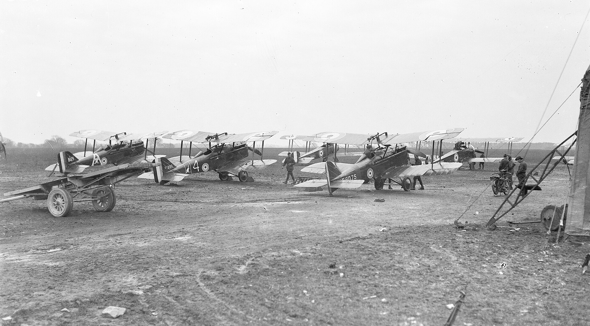 Australian Flying Corps S.E.5a of No. 6 (Training) Squadron