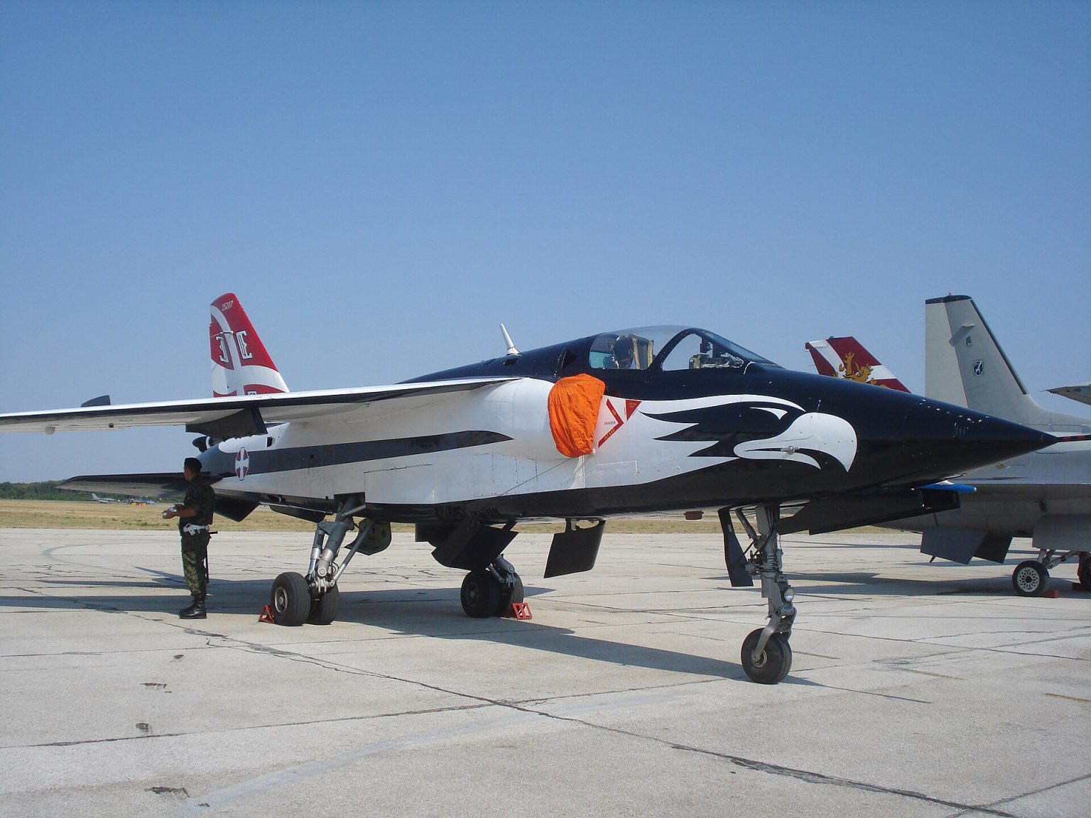 Soko J-22 Orao twin-engine strike aircraft. Photo: Marko M / Wikimedia Commons (CC BY-SA 3.0).