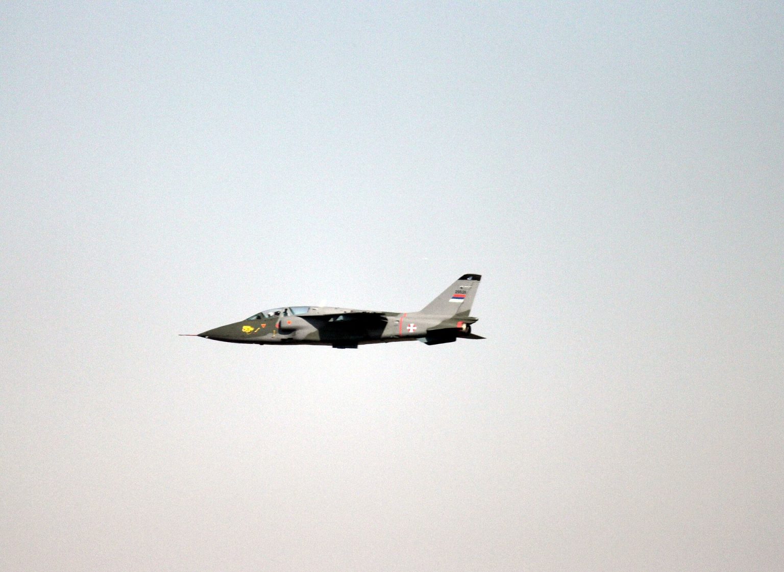 Two-seat NJ-22 Orao trainer of the Serbian Air Force. Photo: Srdjan Popovic / Wikimedia Commons (CC BY-SA 4.0).