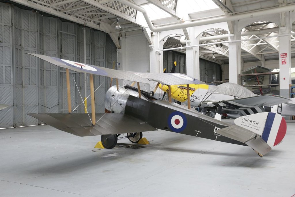 Sopwith Camel on display in the United Kingdom