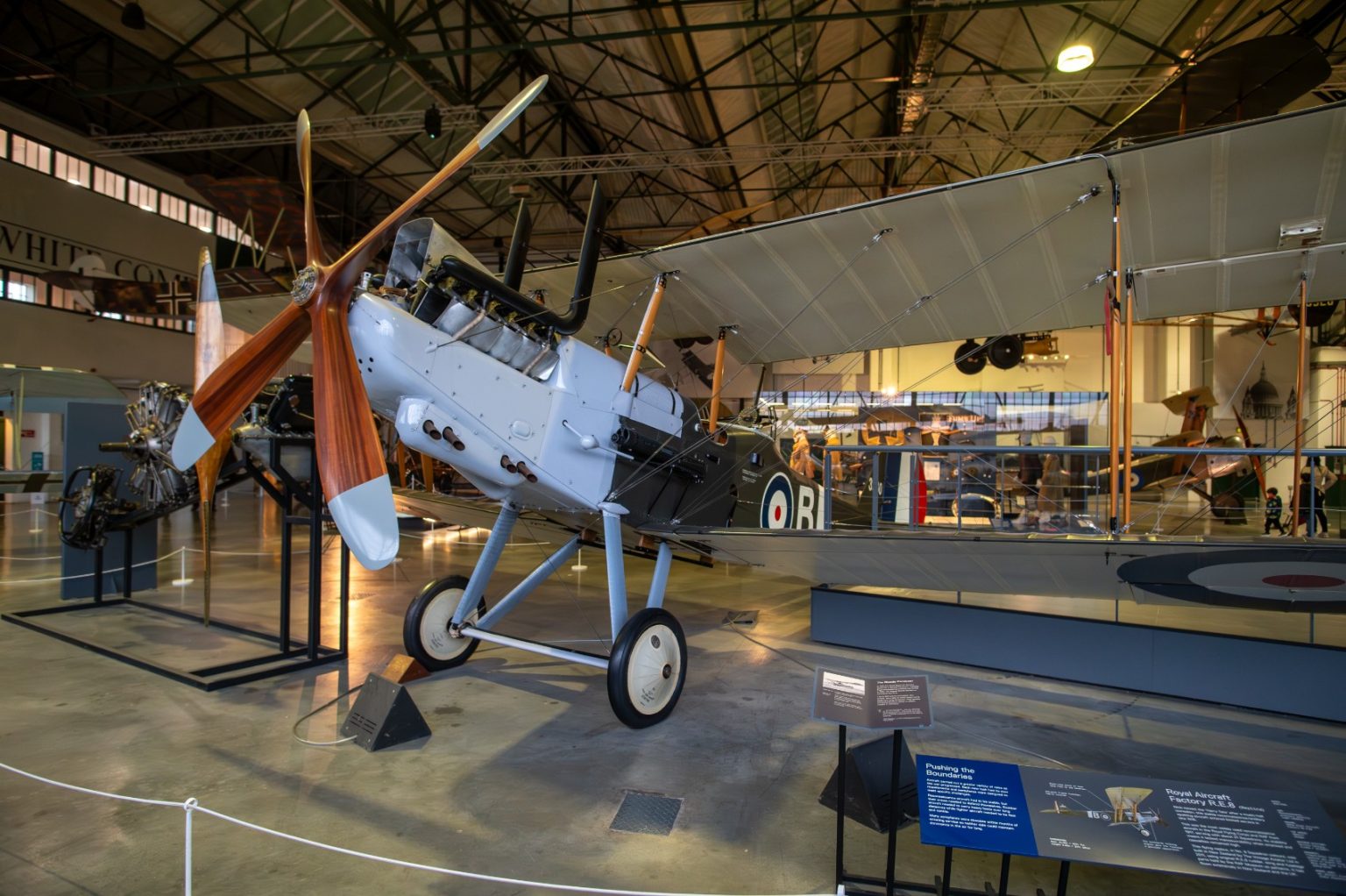 A preserved Sopwith 5F.1 Dolphin fighter