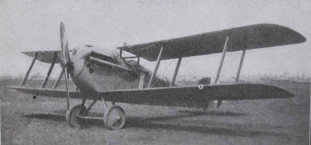 A Sopwith Dolphin single-seat fighter of the type Poland flew in the Polish-Soviet War