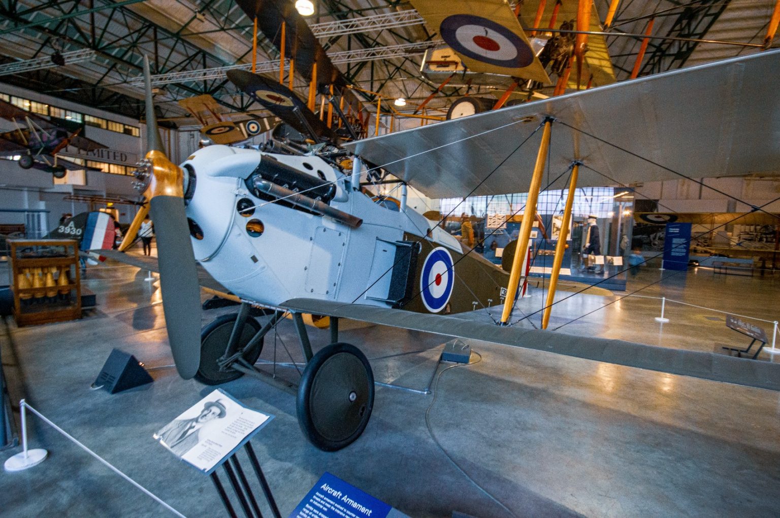 Detail of a preserved Sopwith 5F.1 Dolphin