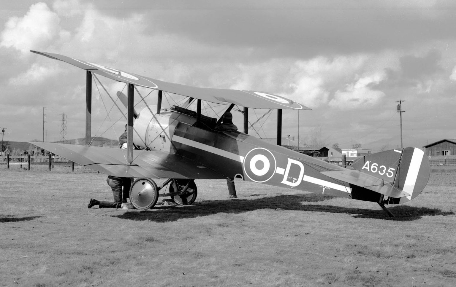 A preserved Sopwith Pup photographed in 1972