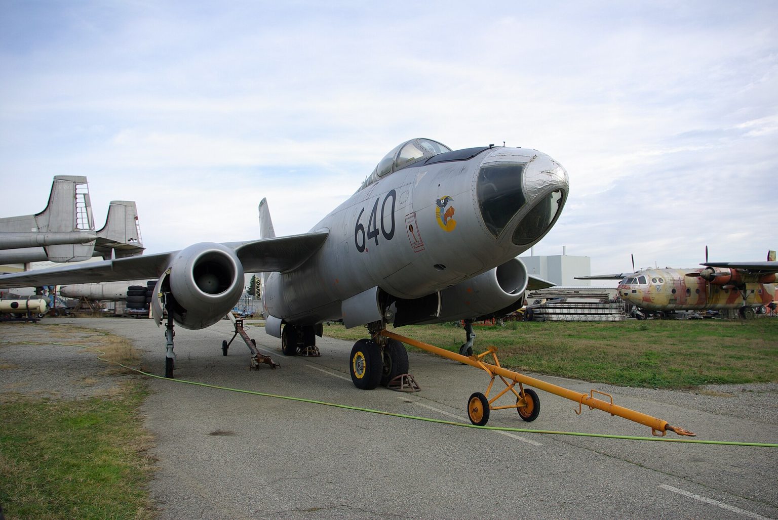 Sud Aviation Vautour IIB light bomber with glazed nose. Photo: Duch.seb / Wikimedia Commons (CC BY-SA 3.0).