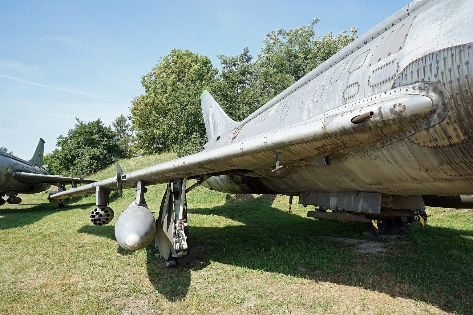 Sukhoi Su-7 Fitter Soviet strike jet, full profile