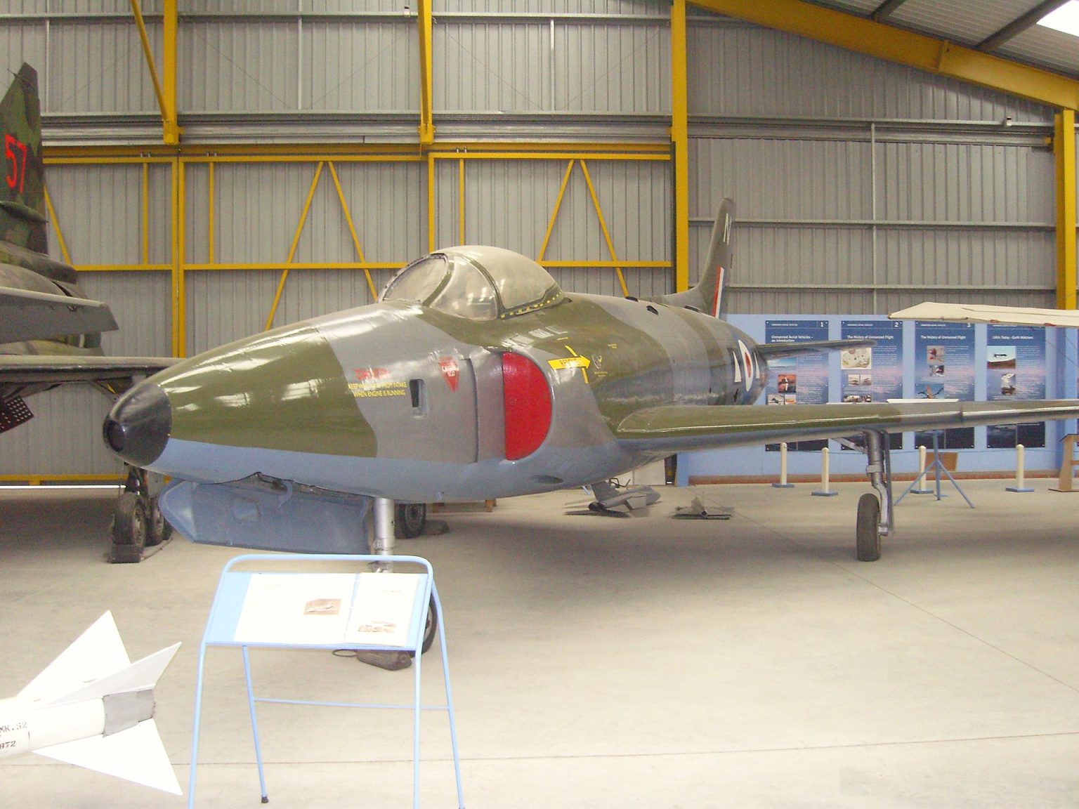 Preserved Supermarine Swift FR.5 at Newark Air Museum