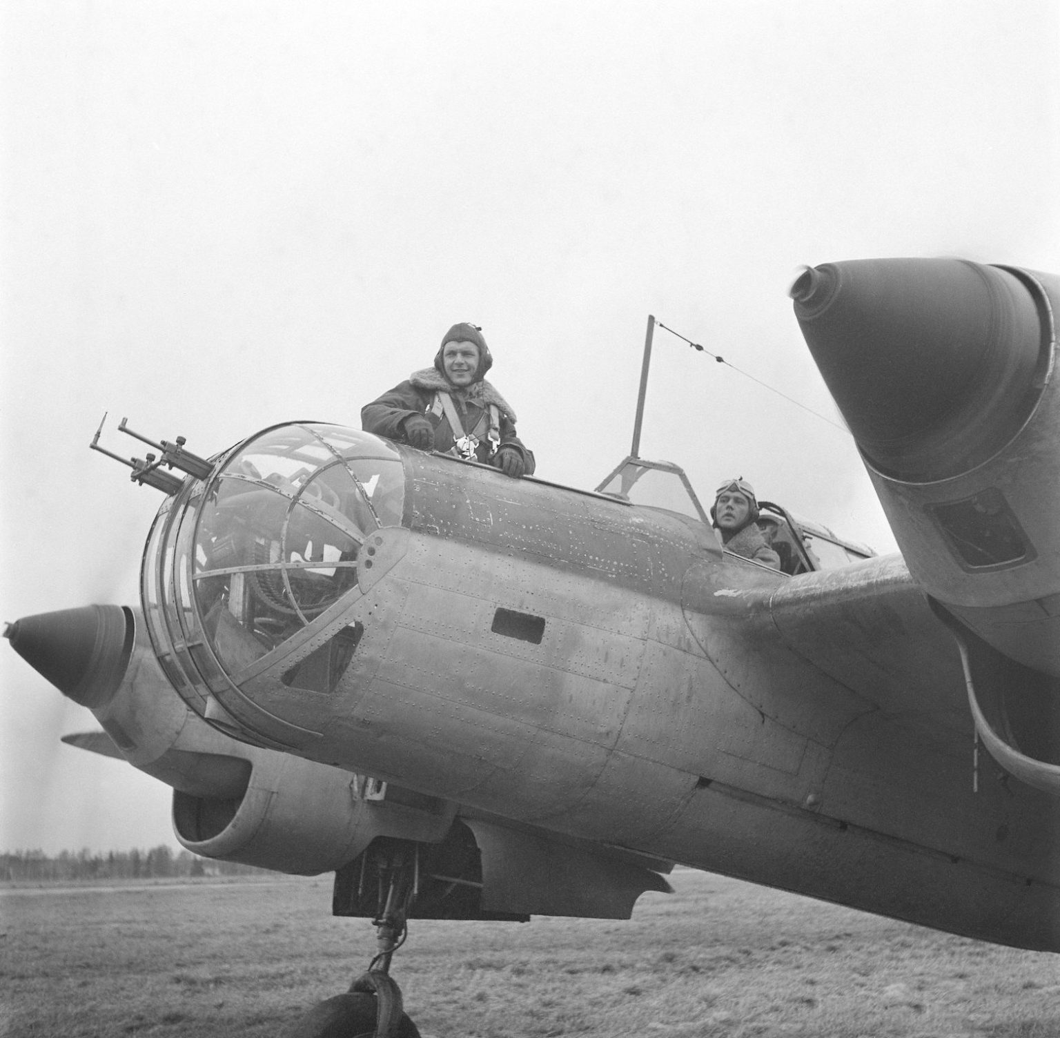 A captured Tupolev SB in Finnish Air Force markings