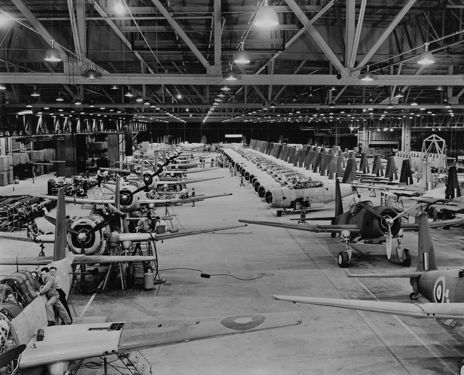Vengeance production line at Downey, California